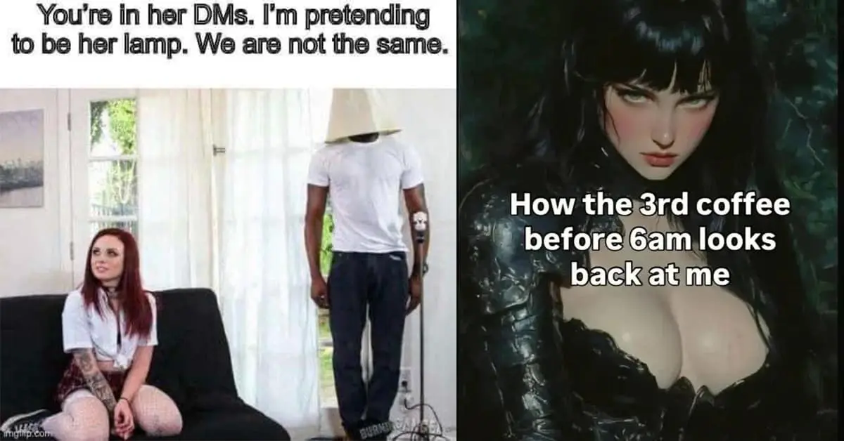 A hilarious meme showing a woman spraying pepper spray at the POV with the caption "Worst she can say is no".