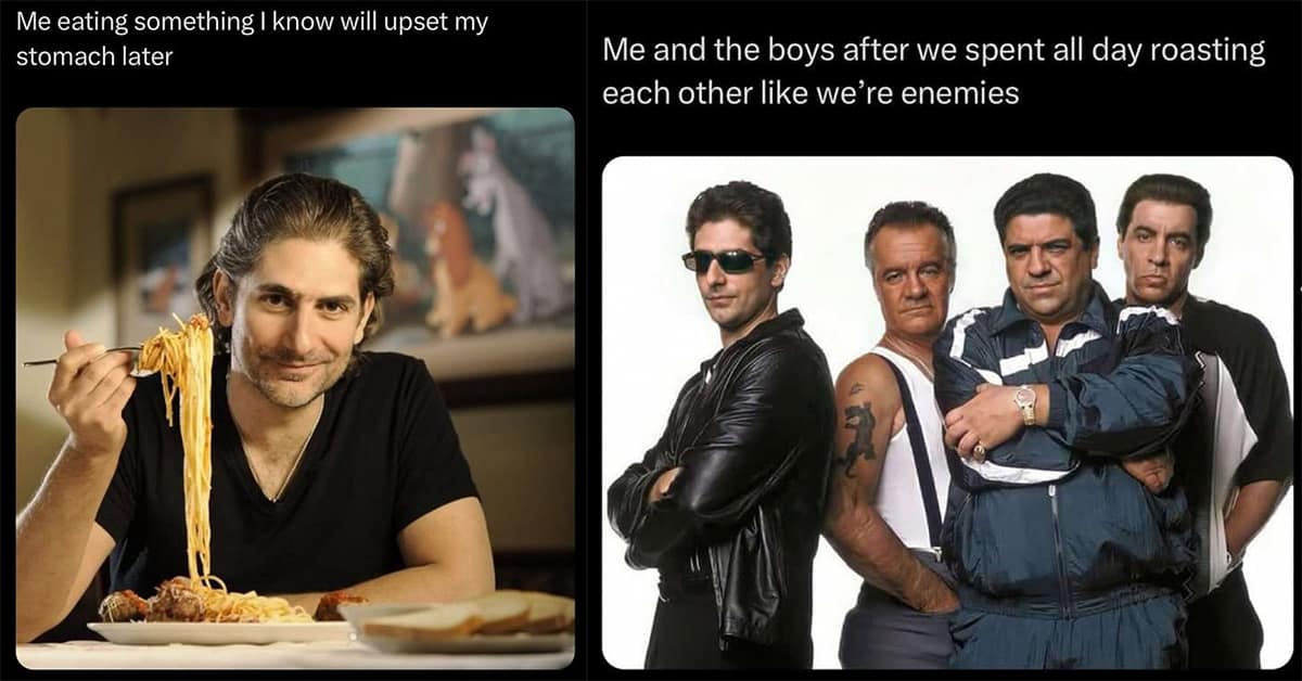 A collection of the best sopranos meme highlights and funny Sopranos quote edits featuring Tony in the "Pine Barrens" cold, Carmela's fur coat, and Paulie Walnuts.