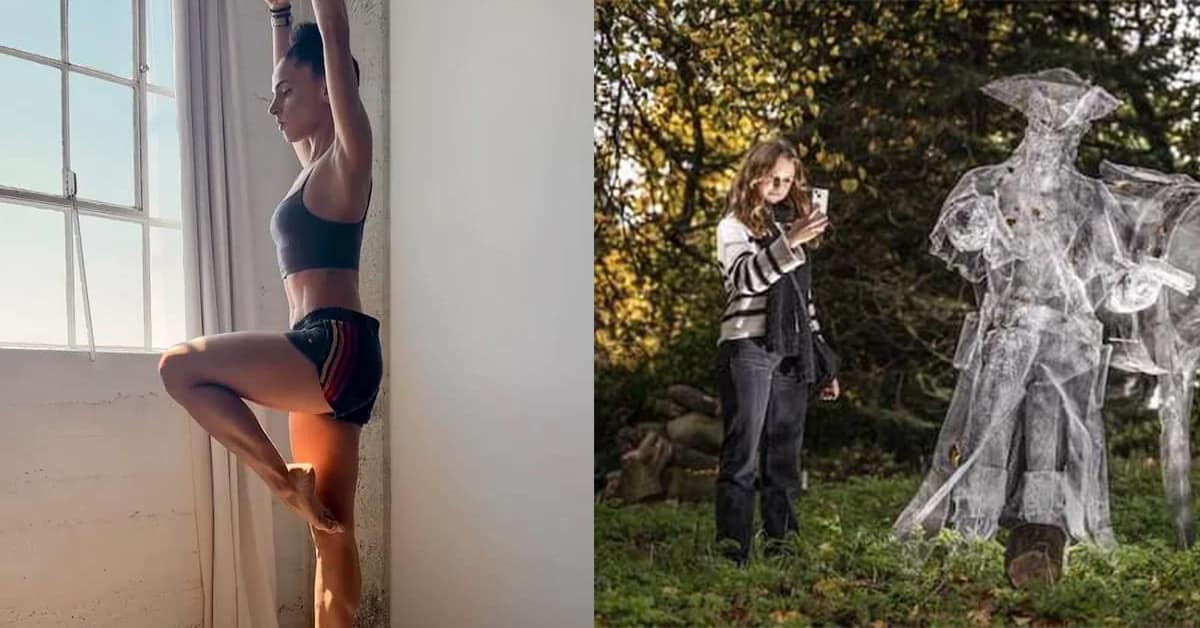 Collection of awesome pics of talented people featuring tire sculptures and typewriter art.