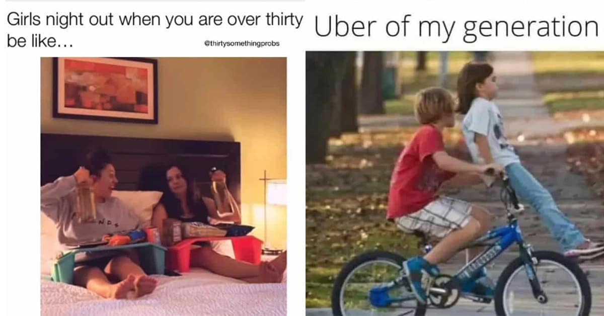 A compilation of viral millennial memes featuring Gandalf confused by technology, Captain America searching slang, and The Golden Girls.