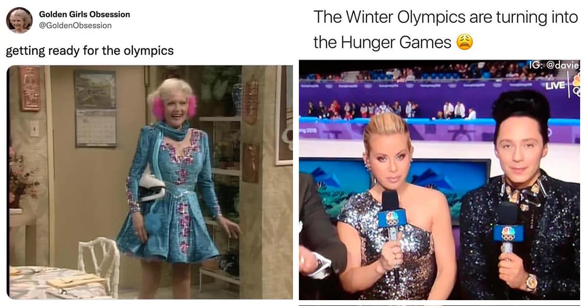 Best Winter Olympics meme compilation featuring Steven Bradbury's lucky win, the "ice slide of death" comparison, and Red Gerard's chaotic victory.