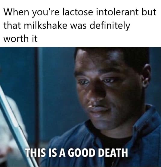 Wash’s chaotic romantic gestures take an unhinged turn in this text message meme, where he requests that Zoe make it look like an accident if she’s planning on dumping him