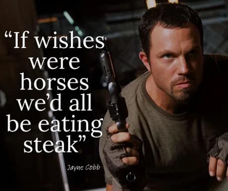 Defiance in the face of logic is the core message of this chaotic Firefly meme, featuring Nathan Fillion in a spacesuit with a caption about intentionally doing a bad idea just because someone told him not to.