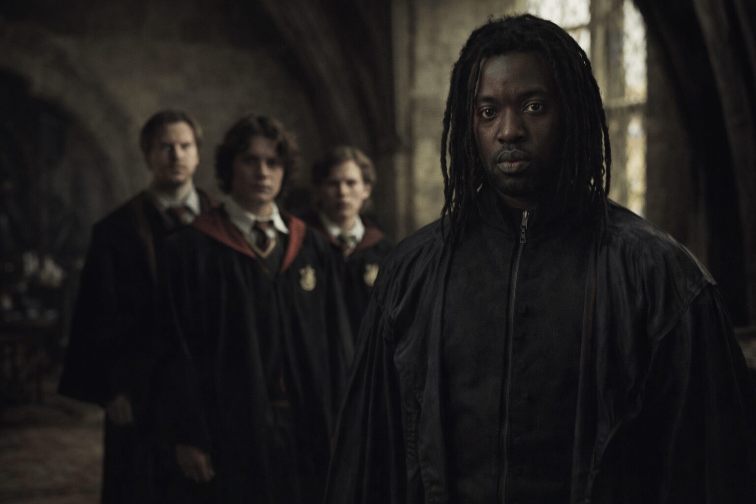 Black snape memes compilation: A collage of New Snape memes featuring a reimagined boggart scene where Snape steps out of a closet to Neville's terror, a high-action edit of Snape firing a handgun in a snowy forest, and Dumbledore asking "After all this time?" only to be met with the response, "Bet."