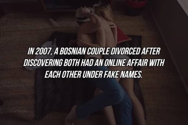 Ironic story of a Bosnian couple divorcing after unknowingly having an affair with each other.