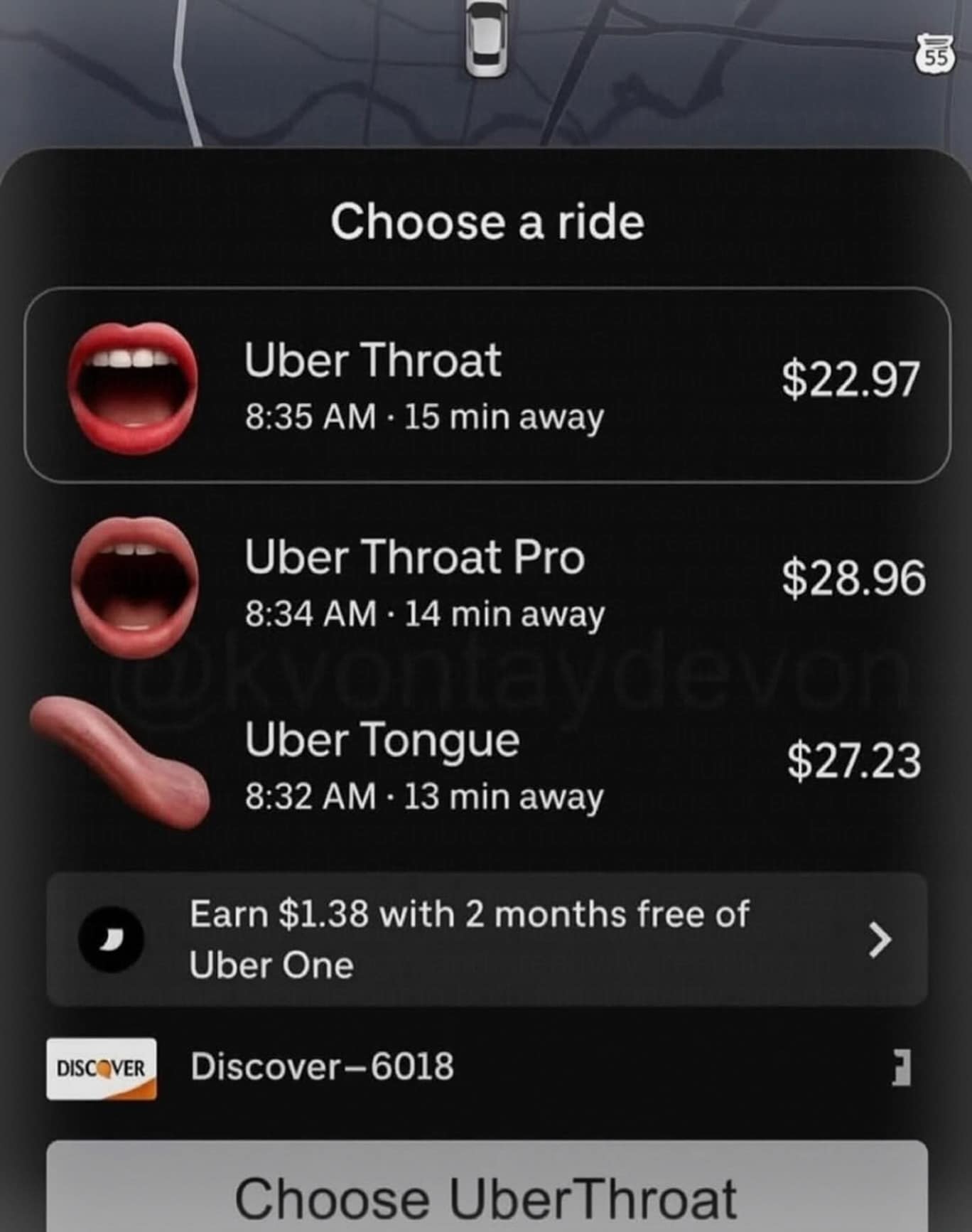 An empowering but absurd image of a woman lounging in a plastic chair while wearing denim shorts and a Batman cowl. Large block text over the scene declares: "CAN'T KEEP A DOPE B*TCH DOWN."