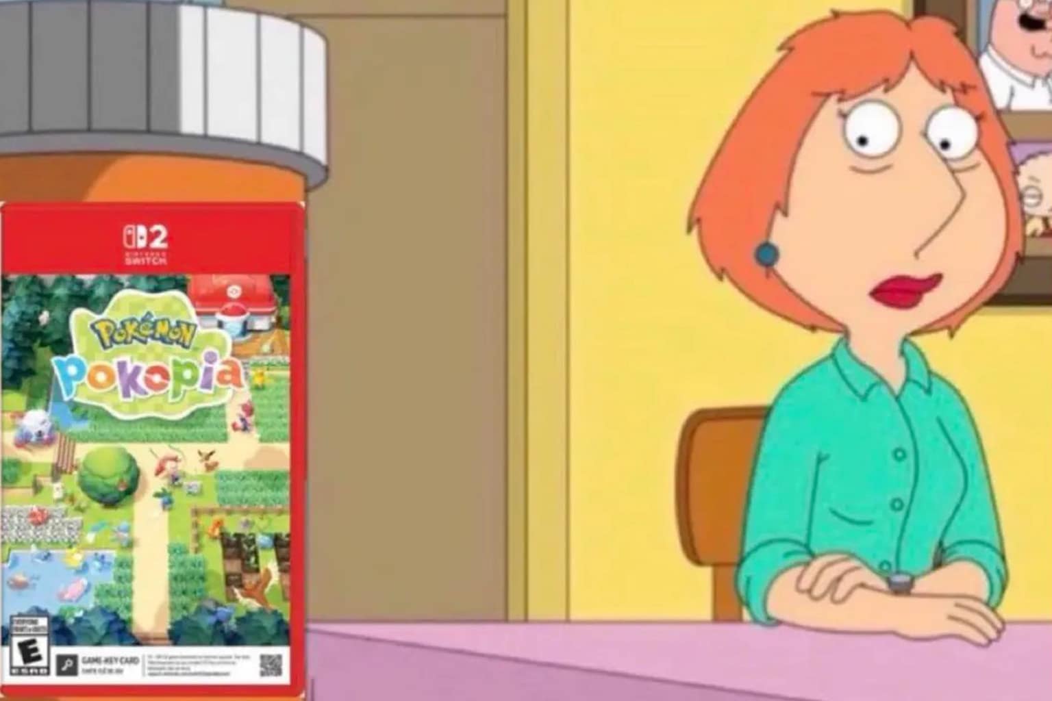 A Pokopia meme dump featuring a "pants shidded" Animal Crossing style logo parody, a stoic trainer watching a hut burn down, and a Magikarp finding inner peace while flopping on a grassy path.