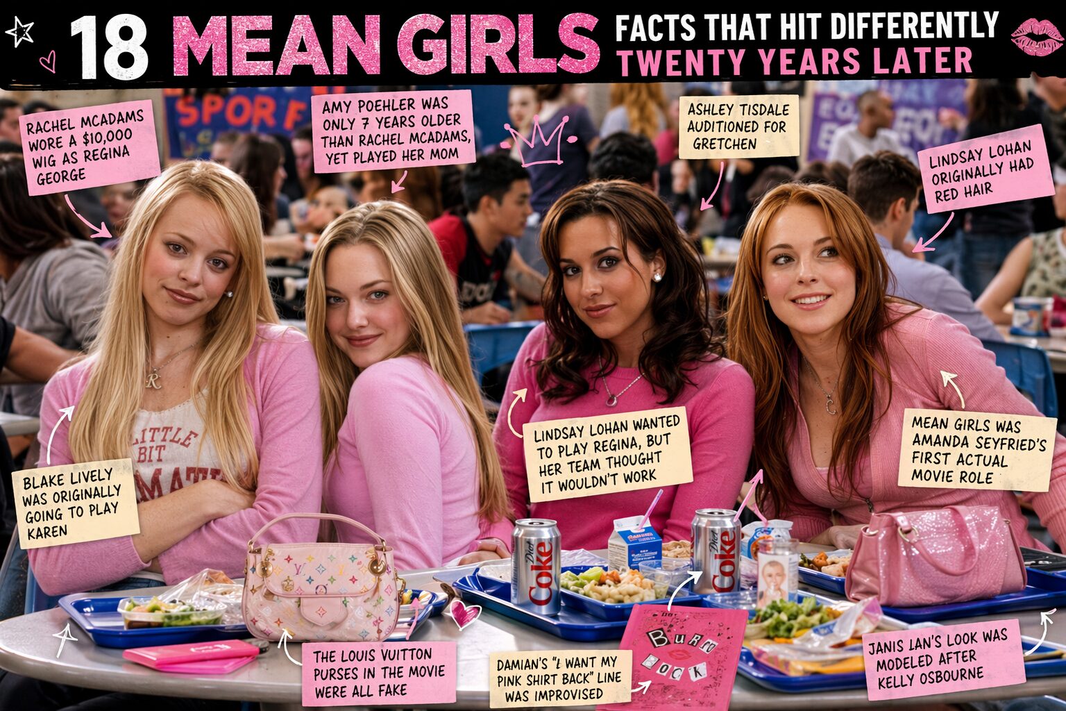 Mean Girls fun facts & pink vibes